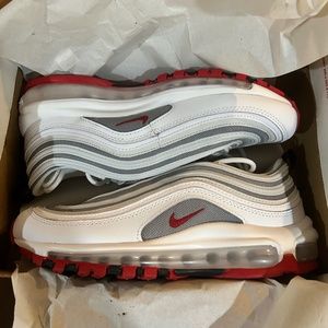 Nike Air Max 97 White Varsity Red